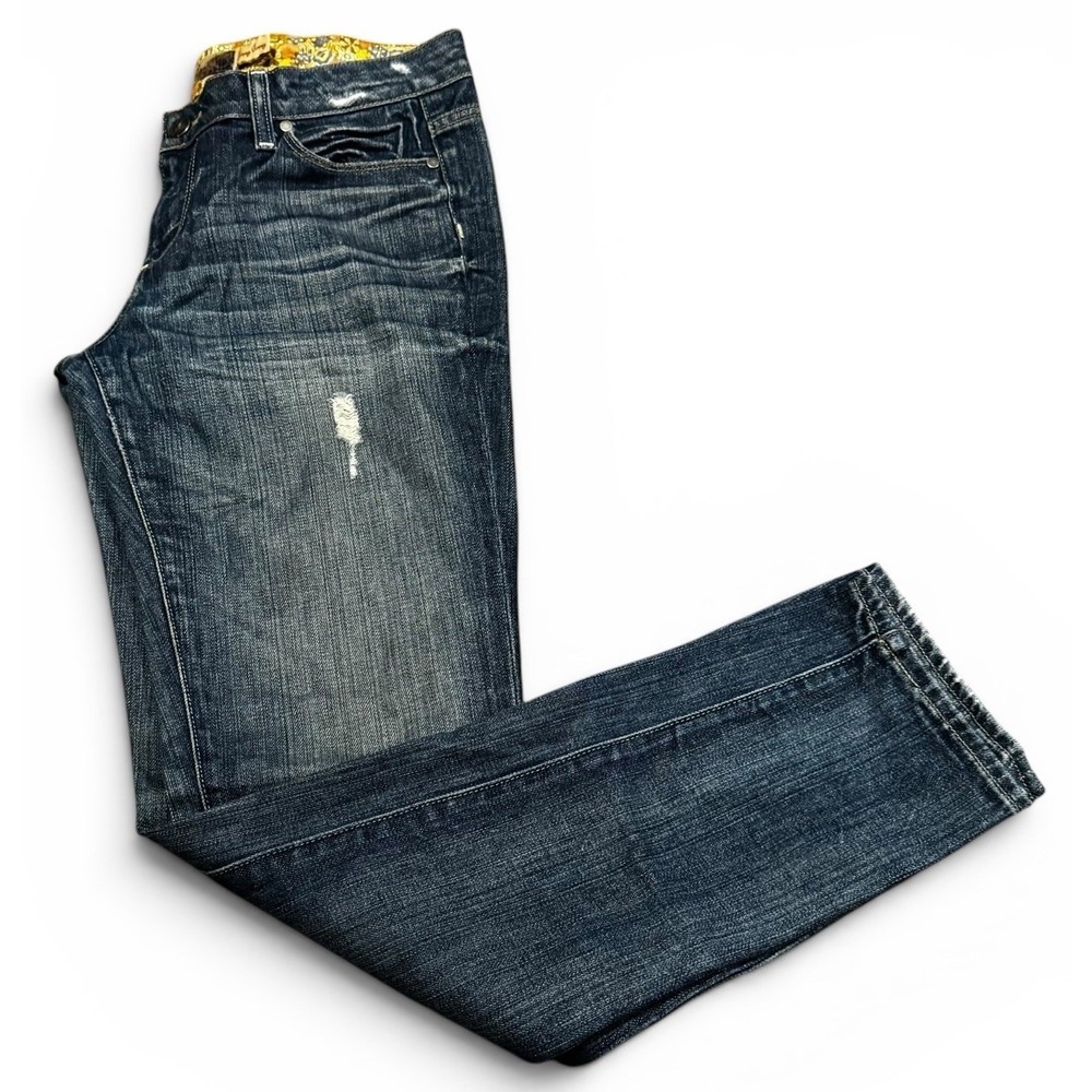 Paige Jimmy Jimmy Jeans Womens 27 Blue Straight Leg Stretch Denim USA